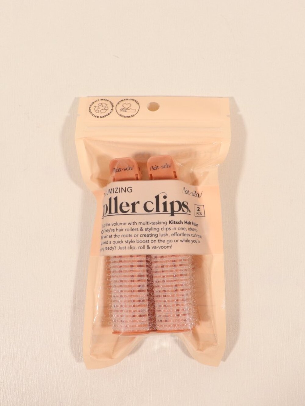 NWT Kitsch Volumizing Roller Clips in Pink One Size